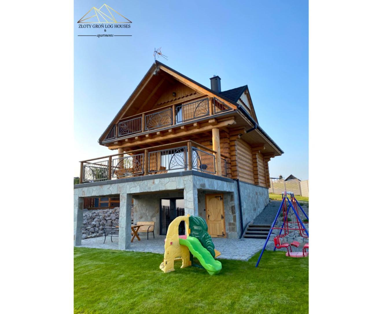 Zloty Gron Log Houses & Apartments Istebna Exterior photo