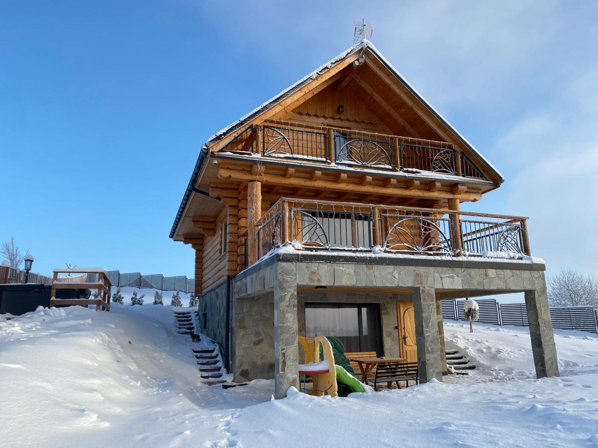 Zloty Gron Log Houses & Apartments Istebna Exterior photo